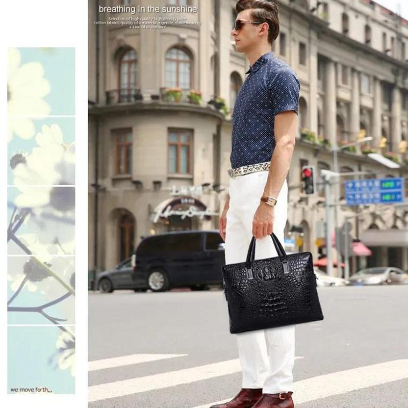 Men's Business Bag Shoulder Messenger Bag Handbag Computer Bag Business Trip Briefcase