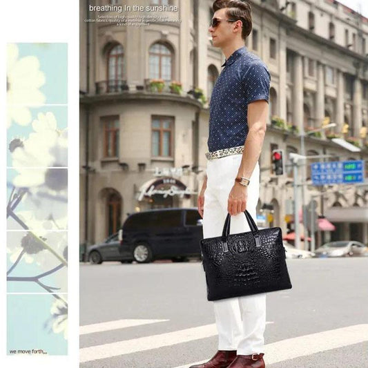 Men's Business Bag Shoulder Messenger Bag Handbag Computer Bag Business Trip Briefcase