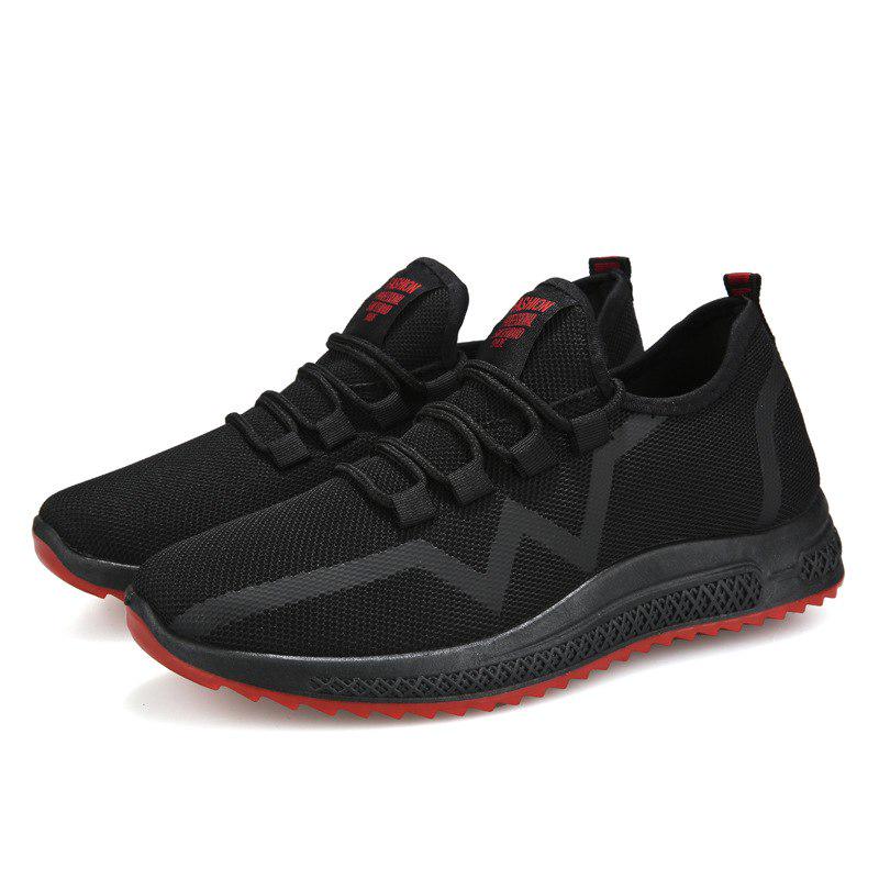 Men Summer Sports Shoes Breathable Mesh Casual Shoes Comfortable Soft Flat Shoes