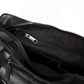 Business Briefcase Men Black Leather Zipper Crossbody Shoulder Computer Bags Waterproof  Handbag
