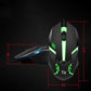 Computer Wired Gaming Mouse Silent Luminous Mouse Universal USB Mouse for Desktop Notebook
