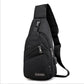 Large Capacity Bag Casual Outdoor Travel USB Charging Port Sling Bag Chest Bag for Men Crossbody Bag