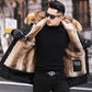 Men's Mid-length Mink Faux Fur Parker Clothing Fox Fur Thickened Liner Detachable Fur Coat