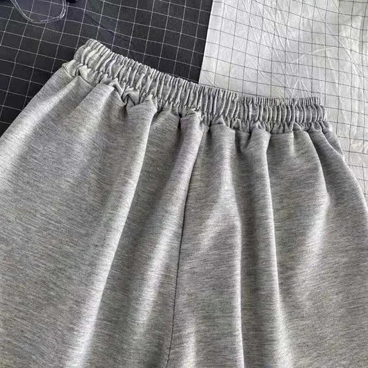 Summer Casual Sports Shorts Female Students Ins Loose All-match Five-point Pants Casual Shorts Solid Color Fitness Jogging Pants