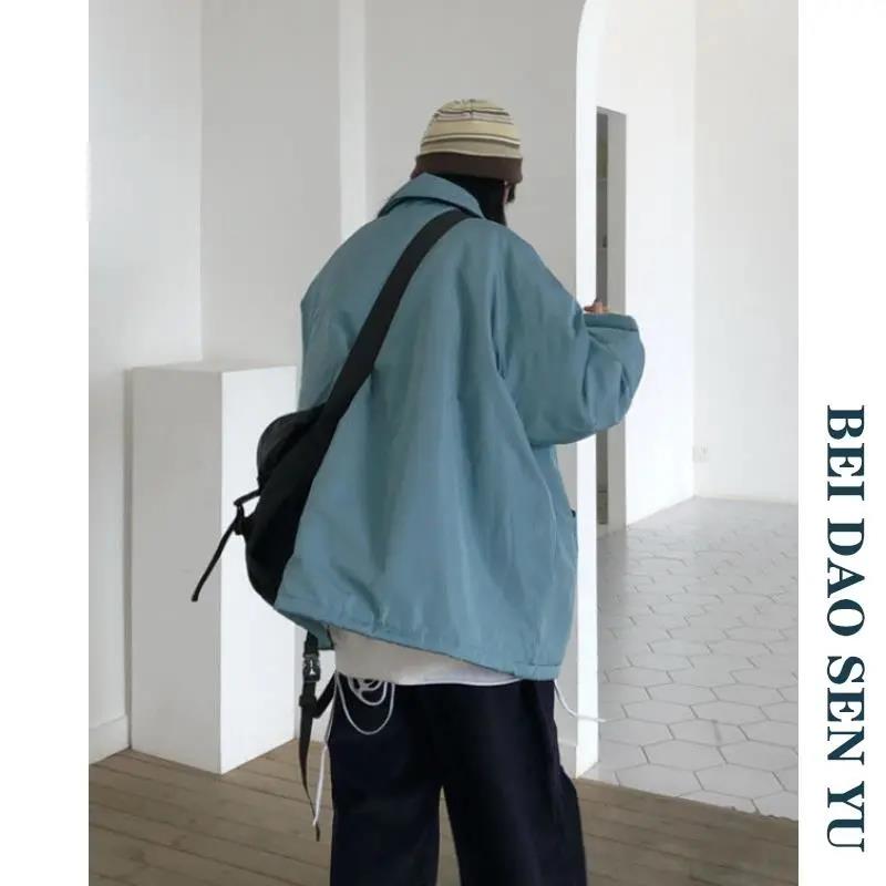 Korean Version of Tooling Loose Version Winter Solid Color Cotton Coat Thick Padded Jacket