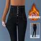 Winter Fleece Jeans for Women Stretch Warm Skinny Denim Velvet Pencil Jeans Stretch Female Trousers