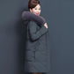 Mother's Western Style Winter Coat Middle-aged and Elderly Women's Middle-aged Long Large Fur Collar Noble Thick Down Padded Jacket