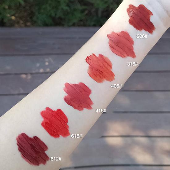 Moisturizing Liquid Lipstick 5 Color Matte Make Up Waterproof Red Lips Lasting Gloss Matte Lip Glaze