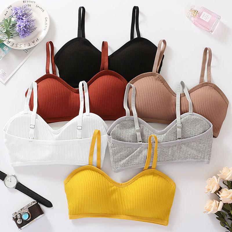 Sexy Breathable Camisole Bra Push Up Bralette Seamless Fitness Underwear