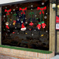 Christmas stickers cartoon pendants personalized window Christmas socks shop glass door stickers