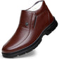 Men Leather Shoes Winter Boots Warm Snow Men Boots Ankle Boots for Men Business Dress Shoes Men