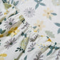 Cotton Bed Pillow Set Three-piece Plus Thick Anti-skid Protection Bed Cover 1.8 Meters 2 Meter Bed Bedding Set Print Field Garden Wind
