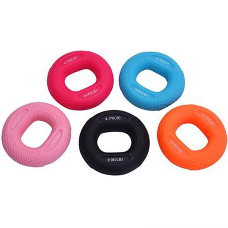 Dual-strength Grip Ring Silicone Gripper Enhances Arm Strength Wrist Mechanics Generation Human Finger Rehabilitation Training Decompression