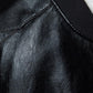 Soft Leather Short Leather Jacket Men's Thin Loose Casual Jacket Warm Leather Jacket Men's Handsome and Simple Warm Motorcycle Clothing