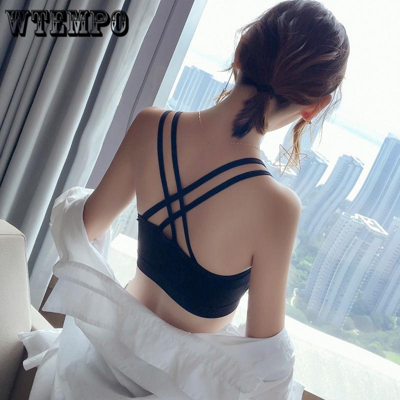 Yoga Wear for Women Sports Bra Top Running Tops Fitness Stretch Sports Top Bra Wire Free Cotton