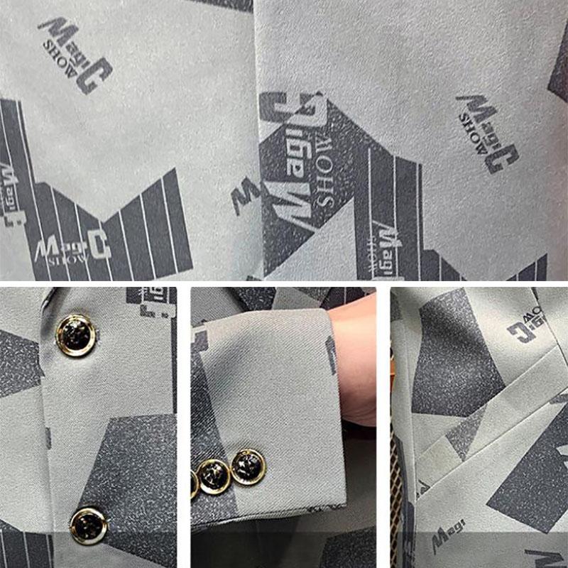 Men Camouflage Slim Windbreaker Suit Collar Coat Casual Jacket Trend Parka Long