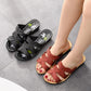 Women's Summer Wedge Heel Waterproof Non-slip Slippers Soft Bottom Wear-resistant Breathable Mother Slippers