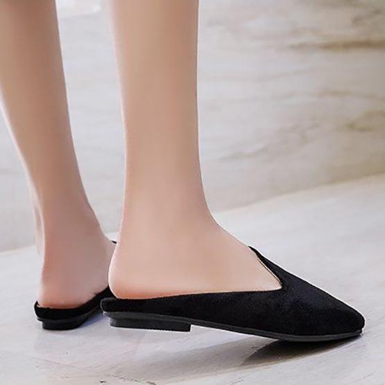 Women Summer Baotou Slippers Antiskid Indoor Soft Bottom Slippers Non Slip Outdoor Casual Solid Color Slippers