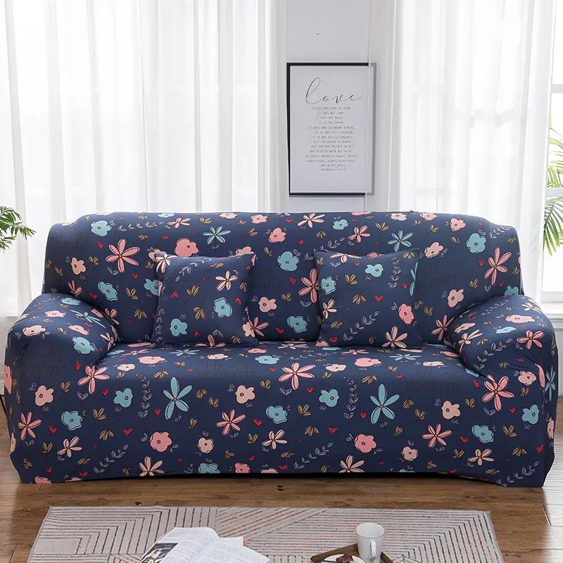 Retro Floral Stretch Sofa Cover All-inclusive Elastic Slipcove Couch Case Chair Sofa Case