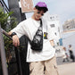 Chest Bag Men Waterproof Large Capacity Multi-pocket Crossbody Outdoor Sports Shoulder Bag