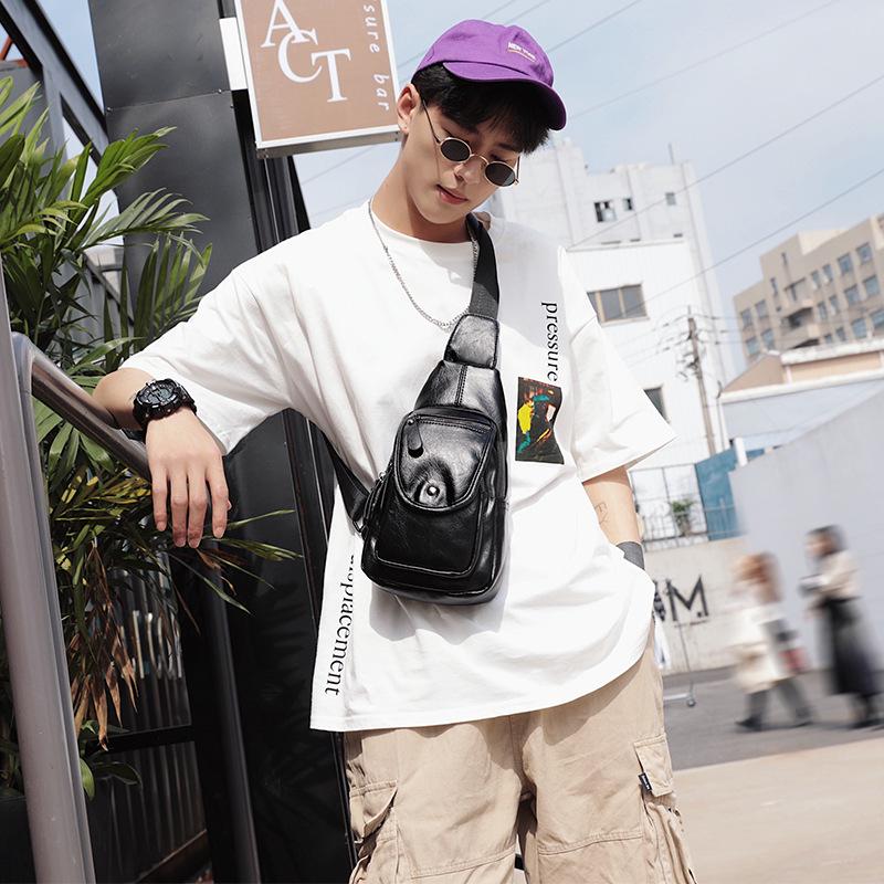 Chest Bag Men Waterproof Large Capacity Multi-pocket Crossbody Outdoor Sports Shoulder Bag