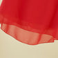 Large Size Chiffon Shirt Women's Short-sleeved Mother's Clothes Loose and Thin Maternity Clothes Tops Round Neck Bottoming Shirts