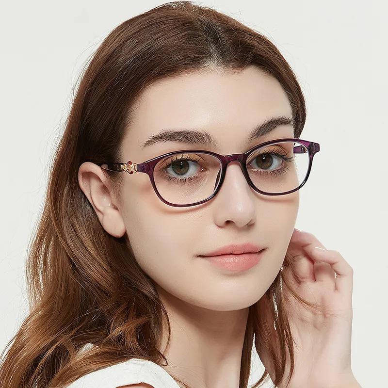 HD Crystal Glass Reading Glasses women's Anti-radiation Anti-fatigue Wear-resistant Middle-aged Elderly Imported High-definition Glasses