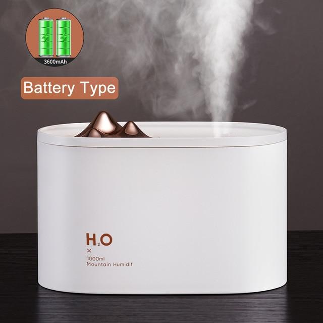 1000ml Air Humidifier Diffuser USB Portable Aroma Diffuser for Home Office Baby Moisturizing Diffuser Umidificador