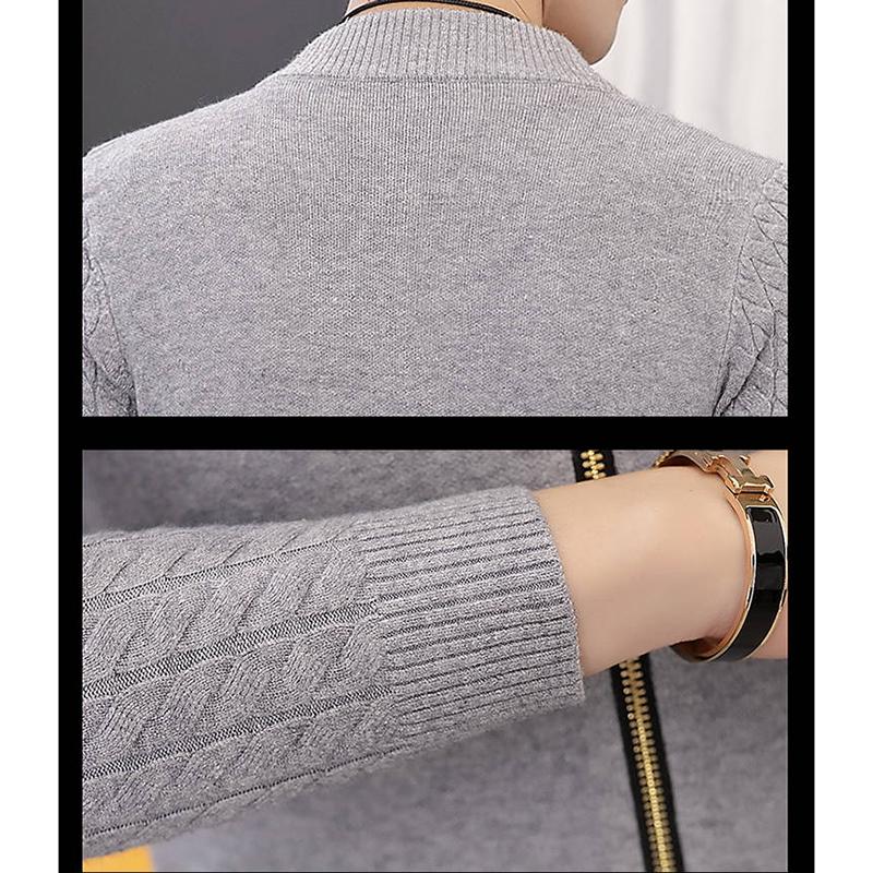 2019 Fashion Mens Sweater Male Cardigan Slim Fit Jumpers Knitwear Warm Autumn Casual Clothing Male