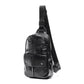 Chest Bag Male Black Multi-pocket Dark Buckle Crossbody Outdoor Sports Shoulder Bag