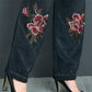 2022 New Spring Jeans Women's High Waist Loose Embroidered Middle-aged Mother Pants Embroidered Casual Jeans