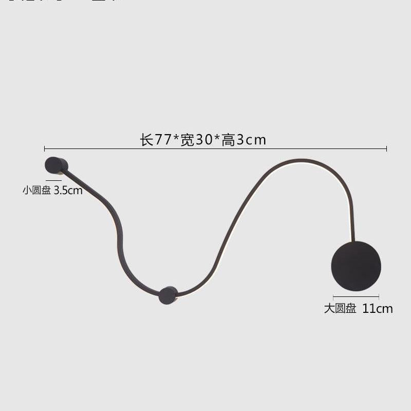 Modern LED Wall Light Scandinavian Sconces Bedroom Bedside Decoration Living Room Corridor Wall Lamp