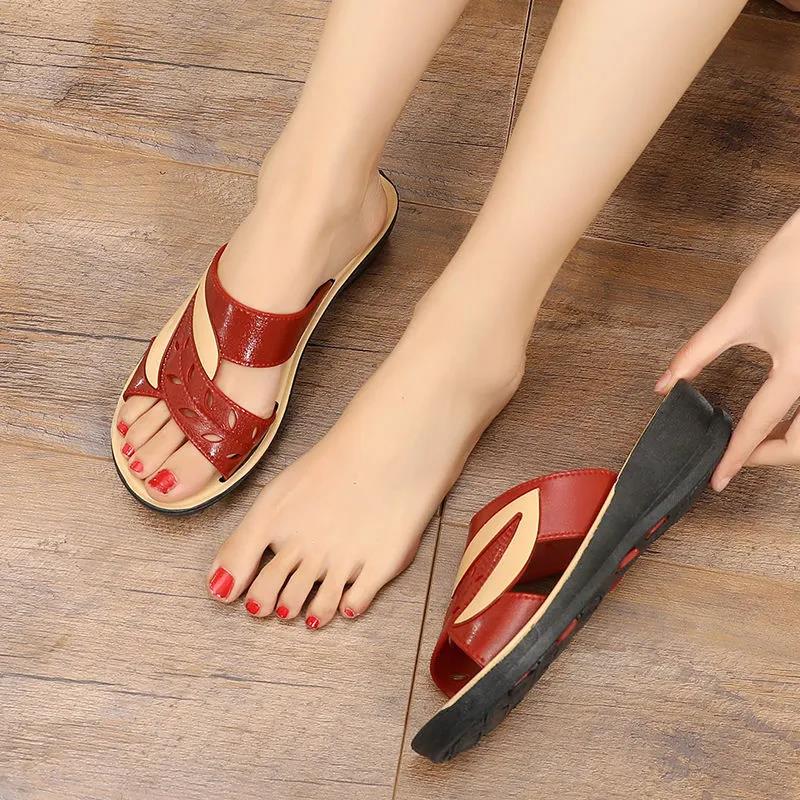 Summer Waterproof Non-slip Sandals Women's Soft Bottom Wear-resistant Breathable Sandals Slippers