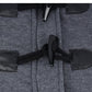 Coats for Women Winter Hooded Jacket Black  Gray Solid Casual Slim Warm Parkas