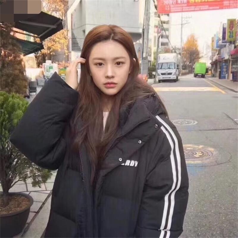 Winter White Duck Down Jacket Women Mid-length Warm and Comfortable Over The Knee Casual Sports Cotton Jacket