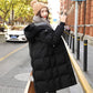 Hooded Ladies Coat Long Coats Parka Jacket Mid-long Women Winter Pink Thick Jacket Quilted Jacket
