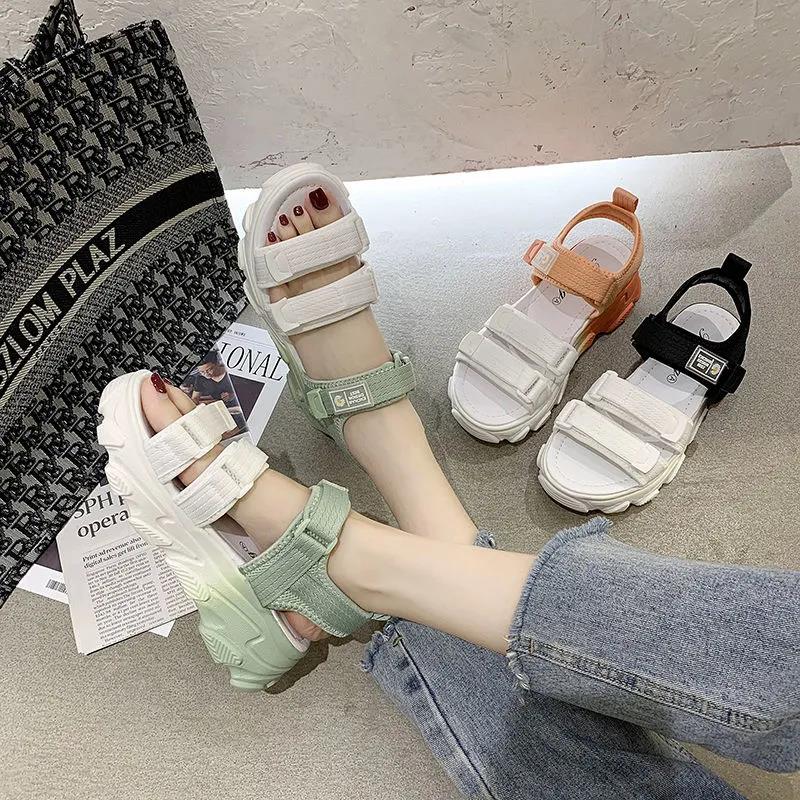 Summer Sandals for Women’s Outer Wear Comfortable Breathable and Thickening Women’s Shoes Flat Bottom Fashion