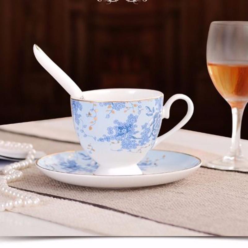 Fine Bone China Coffee Cup Saucer Funny Fashion Design Coffee Cup Wave Cup Dish