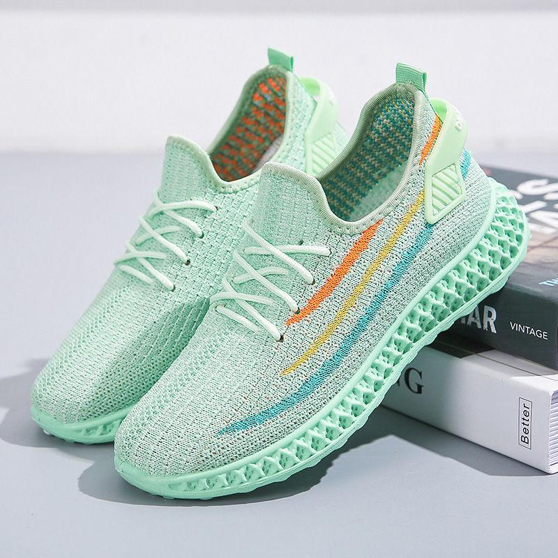 Shoes Women 2021 Spring Summer New Fashion Casual Sports Shoes Mesh Single Shoes Breathable Lightweight Women