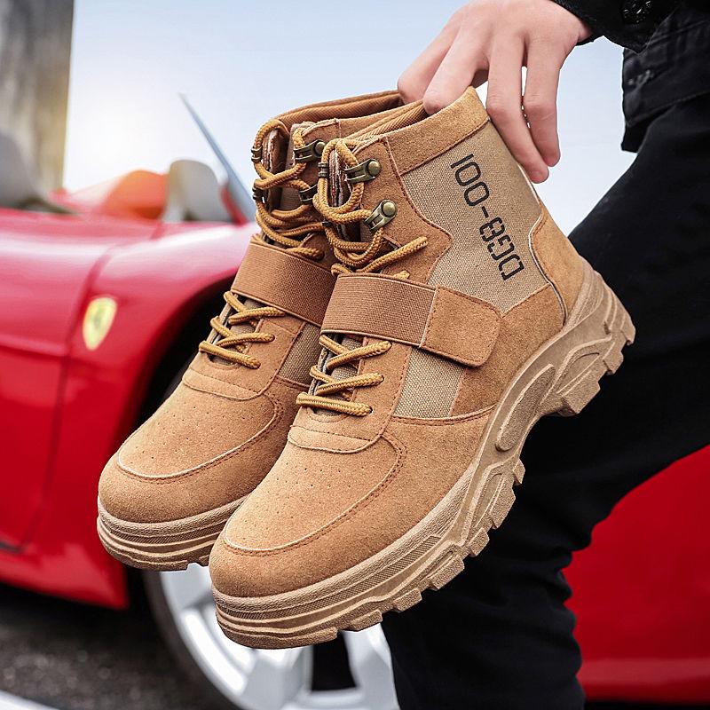 Mens Autumn Winter Boots Men's Martin Boots Retro Chelsea Boots Ankle Boots Men's Tooling Shoes