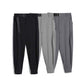 Ice Silk Pants Men's Loose Summer Thin Waisted Casual Pants Drape Stretch Men's Nine-point Small Suit Pants