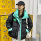 Glossy Short Women's Down Jacket Winter Korean Style Loose Cotton Clothes Casual Stand-collar Cotton Jacket