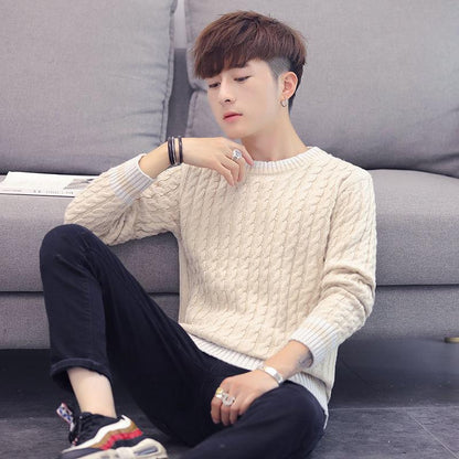 2019 Casual Pullover Men Sweater Shirt Jersey Clothing Pull Sweaters Mens Fashion Male Knitwear