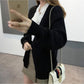 Cardigan Sweaters Women Autumn Winter Fashion Long Sleeve Knitted Sweaters Loose Cardigan Coat