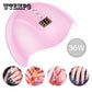 LED Lamp Nail Dryer 12 Leds for All Types Gel Machine Curing 60s/90s Timer