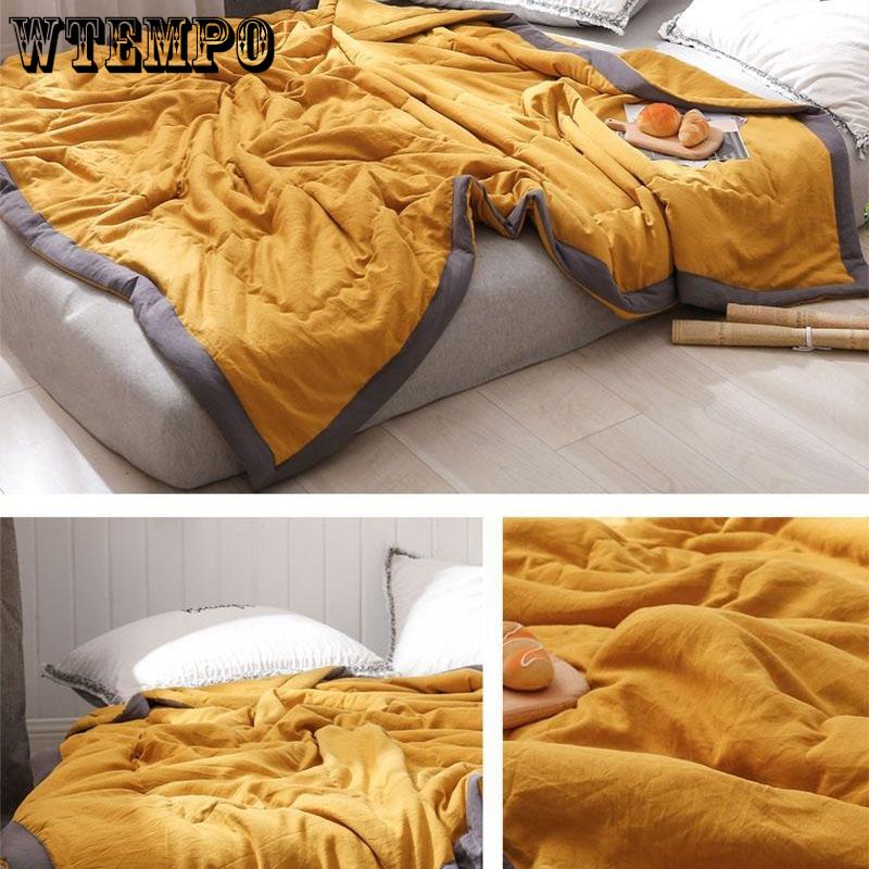 Blanket Quilt Cool In Summer and Air Conditioning Quilt In Spring and Autumn Thin Quilt Quilt Bed Linings