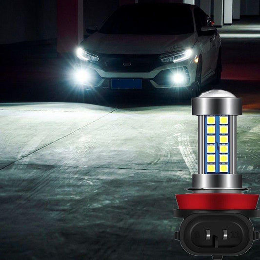 H11 220W LED Car Front Fog Light Super Bright Headlight Color Natural/ Strobe Light Car Light Bulb