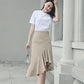 2020 High-waisted Tight-fit Plaid Skirt Woman Vintage Package Hip Fishtail Skirt Slim Lady Skirts