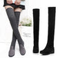 Woman Thigh High Boots  Knitting Bootleg Over Knee Boot  Ladies Winter Wedges Boots