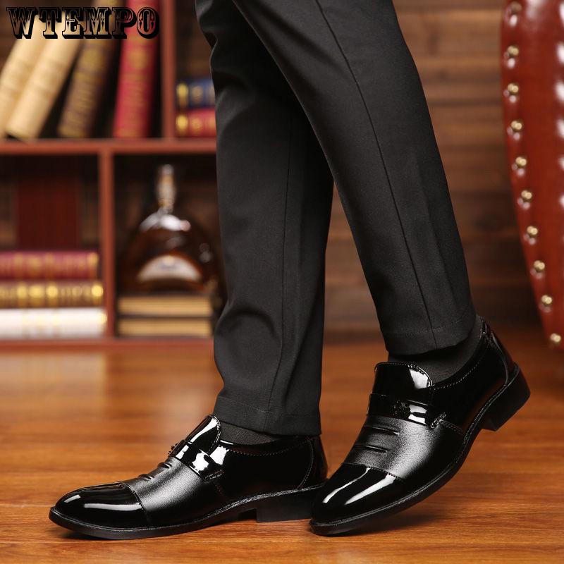 Men Leather Shoes Black Shoes Handmade Comfortable Formal Dress Men Flats